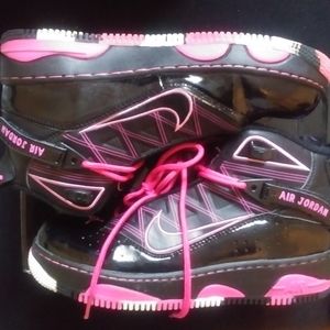Black & Pink Air Jordans